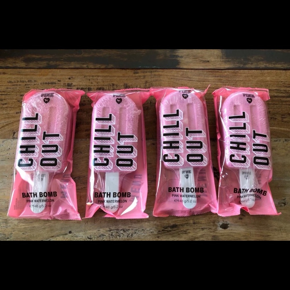 PINK popsicle bath bombs